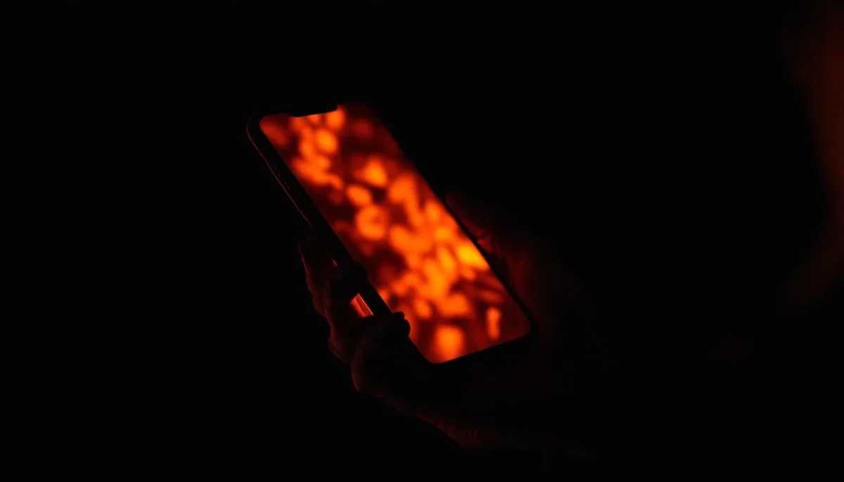 Hand holding a glowing phone with player-first casino UX