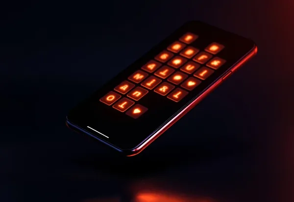 Mobile casino lobby app interface concept