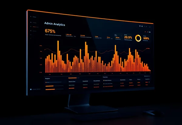 Casino back-office analytics dashboard concept